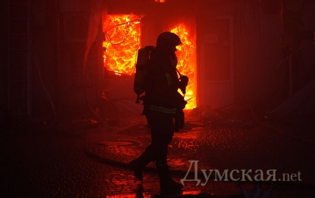 Odessa: Cháy lớn tại chợ vật liệu xây dựng