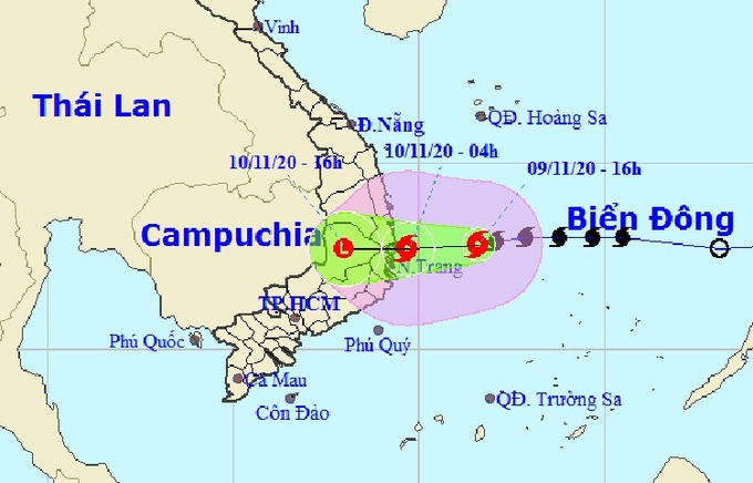 Bão Etau mạnh lên, bốn tỉnh sơ tán dân